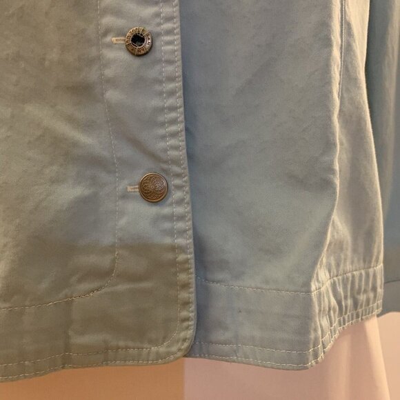 ALFRED DUNNER. Size 10P. Cotton Long Sleeve Cuffed Snap Front Jacket. B88. - Picture 3 of 9